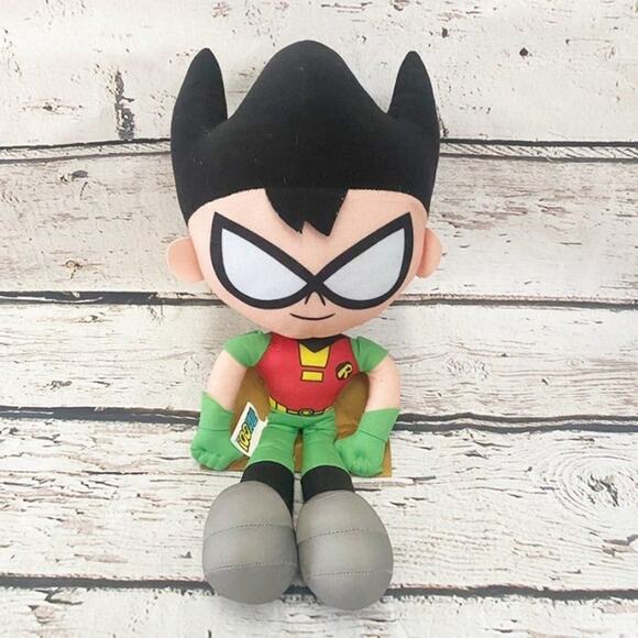 TEEN TITANS GO Robin Plush 16" - Picture 1 of 4